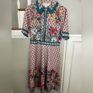 Flowers print dress